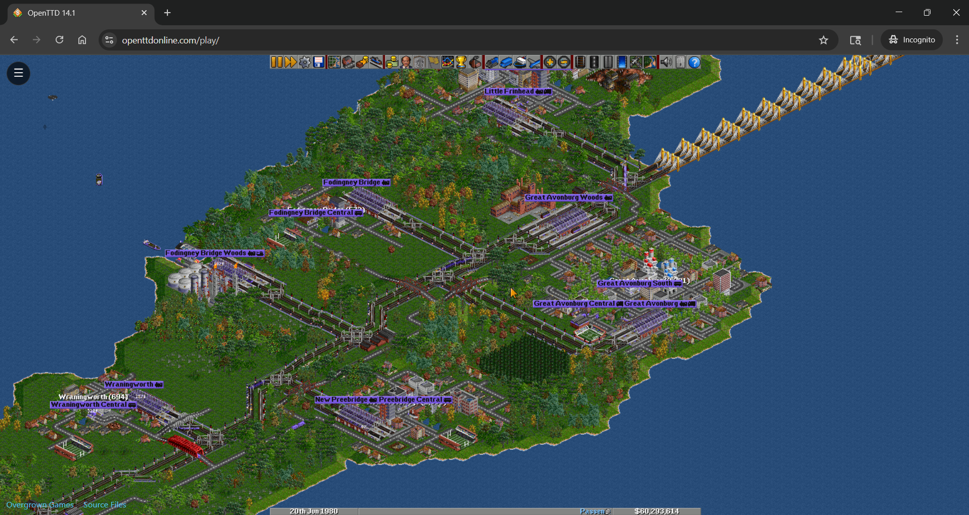 OpenTTD Online artwork
